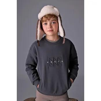 Chlapecká mikina Dětská mikina Mayoral 7405.7D.Junior.9BYA černá 99X, vel. 140