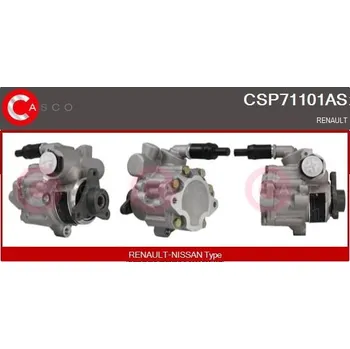 Posilovač řízení Hydraulické čerpadlo, řízení CASCO CSP71101AS
