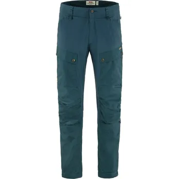 Pánské kalhoty kalhoty pánské FJÄLLRÄVEN Keb Trousers M Mountain Blue - 42/S