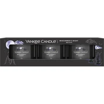 Svíčka Yankee Candle votivní svíčka ve skle Midsummers Night 3x37g