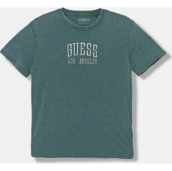 Oblečení a móda Dětské bavlněné tričko Guess L5YI31.I3Z14.9BYA zelená 96X, vel. 166-175