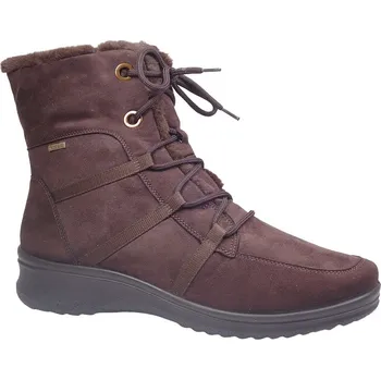 Dámské polobotky Zimní vycházková obuv-kotníková, Ara, München-st-Gore-tex, šíře H, tmavě hnědá: Hnědá Ano Textil 28,5 43 H - rozšířená (25804-25805)