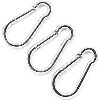 karabina MAMUTEC Karabina ocelová 80 mm sada 3 kusy