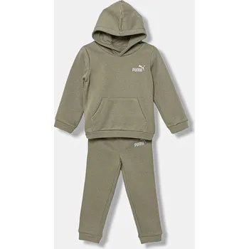 Dětská tepláková souprava Puma MINICATS Loungewear Set FL INF 686282 zelená 97X, vel. 74
