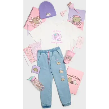 Dětská móda Sinsay - Tričko s nabíranými rukávy - krémová - 968ET-01X - 968ET-01X-152