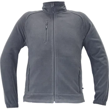 pracovní bunda Cerva BHADRA Pánská fleecová bunda šedá 3XL 0346000300006