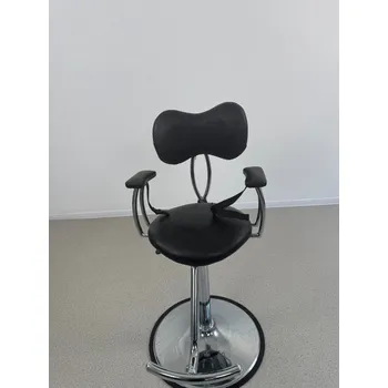 Kadeřnické křeslo OUTLET-Kadeřnické dětské křeslo GABBIANO CHILD černé