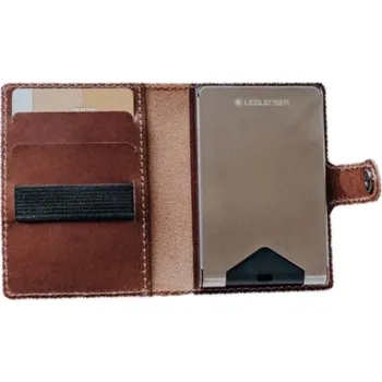 brašna na notebook DeTech Ledlenser Lite Wallet Kožená peněženka powerbank - Taupe + Dárek v hodnotě 888 Kč ZDARMA