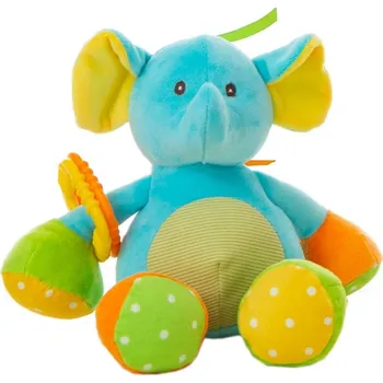 plyšák Modrý interaktivní sloník od firmy Llopis (Elefante turquesa activity 26 cm)