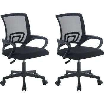 IDEPAR Kancelářská židle ARGO - černá 2ks