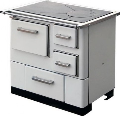 Sporák na tuhá paliva MBS SD 3 ECO - Bílý/Levý