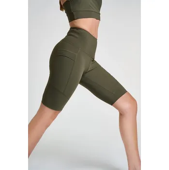 Dámské kraťasy kraťasy s kapsami bjež ELITE Green velikost XL