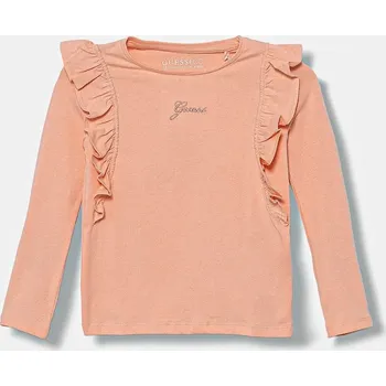 Chlapecké oblečení Dětské tričko s dlouhým rukávem Guess K5YI25.K6YW4.9BYA oranžová 32X, vel. 88-96