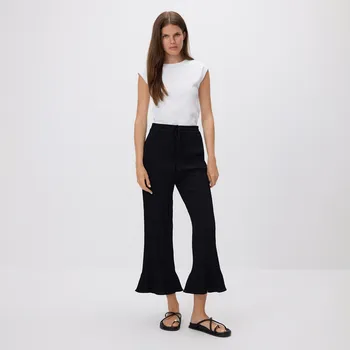 Dámské kalhoty Reserved - Kalhoty s volánky - černý - 597HJ-99X - 597HJ-99X-S