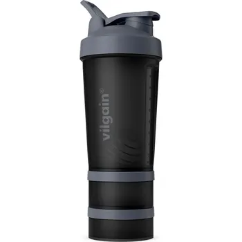 Shaker Vilgain Shaker Pro 2Go – steel 450 ml + 150 ml + 100 ml