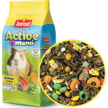 Krmivo pro hlodavce Jarad Active+ Morče Vláknina - 2x800g