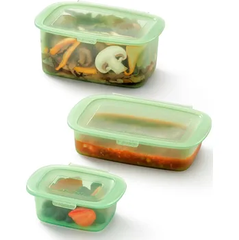 Dóza na potraviny Sada potravinových boxů, sada 3 ks, silikon, Lékué - doprava zdarma od 2999 Kč