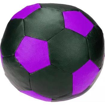 Taburet Dětský taburet MÍČ 50 cm - černá + světlefialová