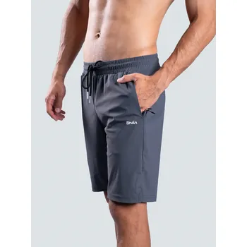 BrainMax Brain pánské sportovní kraťasy, šedá Velikost: L BrainMax pánské funkční kraťasy – komfort a výkon na každém kroku