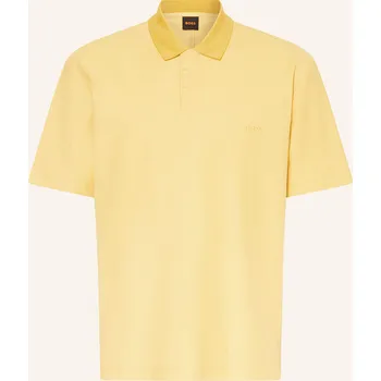 Boss Pánská Žerzejová Polokošile Work, žlutá, XXL