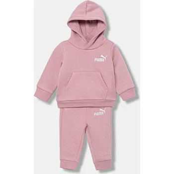 Sportovní oblečení Dětská tepláková souprava Puma MINICATS Loungewear Set FL INF 686282 růžová 30X, vel. 62