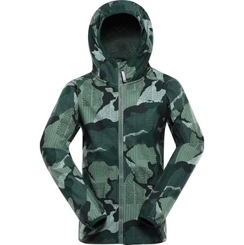 Dětská softshellová bunda ALPINE PRO Ezoro zelená Velikost: 92-98