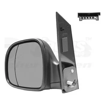 Auto zrcátko Vnější zpětné zrcátko VAN WEZEL 3080807
