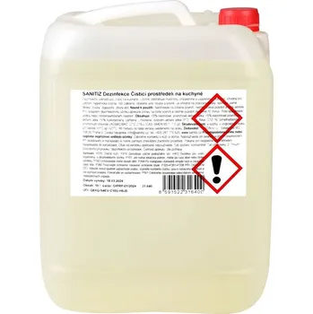 Univerzální čisticí prostředek Čistící prostředek na kuchyně / dezinfekce Sanitiz 10l