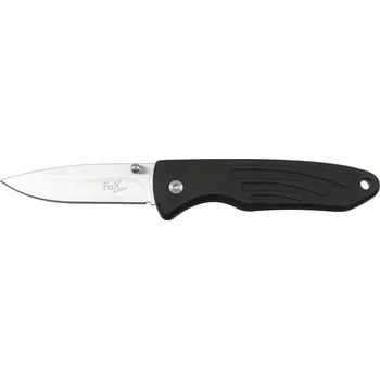 kapesní nůž MFH Nůž kapesní zavírací s pogumovanou rukojetí černý TPR Jack Knife Black FoX® Outdoor 45751A