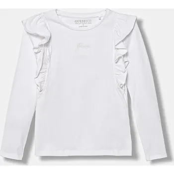 Chlapecké tričko Dětské tričko s dlouhým rukávem Guess K5YI25.K6YW4.9BYA bílá 00X, vel. 96-104