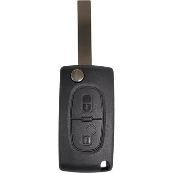 Autoklíč Obal Citroen / Peugeot HU83 2tl. baterie obal sklopný