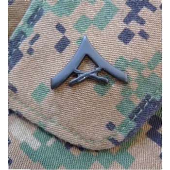 Armáda U.S. Odznak hodnostní USMC - LCpl. pár ČERNÝ