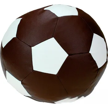 Taburet Dětský taburet MÍČ 50 cm - čokoláda + bílá