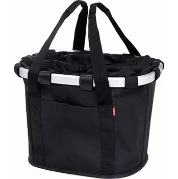 Koloběžka KLICKfix Bikebasket Vzor Crystals Lime Green