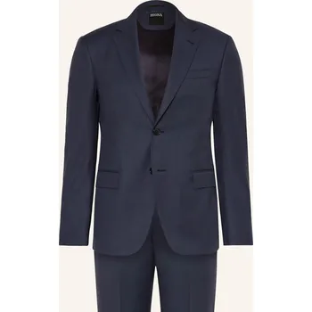 Pánské sako Zegna Pánský Oblek Extra Slim Fit, tmavě modrá, 50