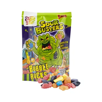 Cukrovinka Sour Busters žvýkačky 50g kameny