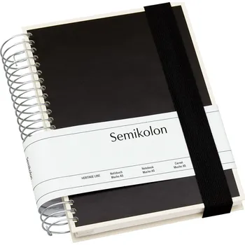 Diář Semikolon, Notes Die Kante Mucho spirálový A5 černý 3 v 1 - Formadore