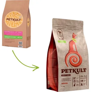 Krmivo pro kočku Petkult Cat Indoor Lamb 2 kg