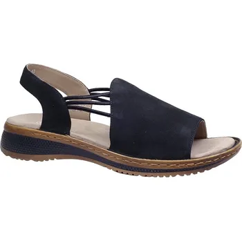 Dámské sandále Letní vycházková obuv-flexiblová, Ara, Havaii 2.0, šíře G, tmavě modrá: Modrá Nubuk, velur (semiš) 27,5 42 G - standardní šíře (28487-28487)