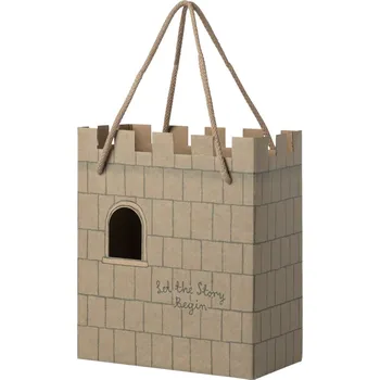 Hračka Maileg taška Hrad Maileg Paper bag, Castle - Mint