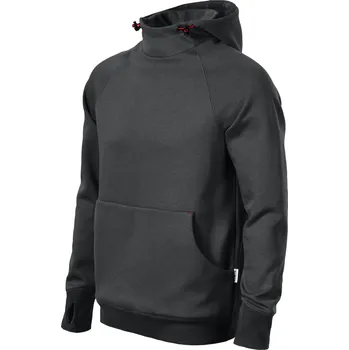 Pánská mikina MALFINI VERTEX HOODIE W43 pánská mikina Barva: ebony gray, Velikost: L