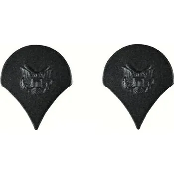 ROTHCO Odznak hodnosti SUBDUED SPEC-4 ČERNÝ