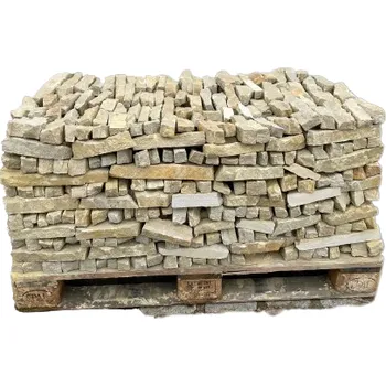 Dlažba Přírodní štípaný pískovec NELA - obklad 1 x řezaný tl. 30 mm (Pískovec NELA béžový - obklad 1 x řezaný)