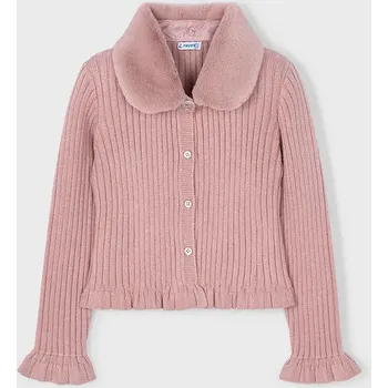 Dětská móda Dětský kardigan Mayoral 4311.6L.Mini.9BYA růžová 38X, vel. 110