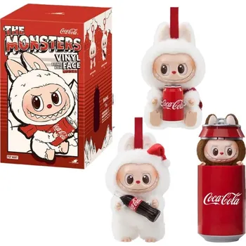 plyšák Plyšová figurka ve stylu Labubu - Blind box (Coca Cola edition)