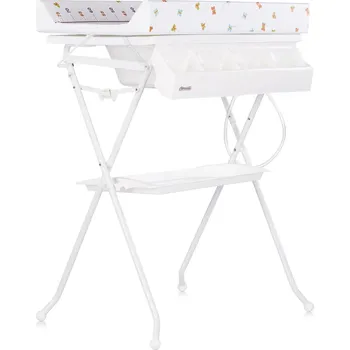 Koupání kojence CHIPOLINO Vanička s přebalovací podložkou a stojanem Aqua Little Farm