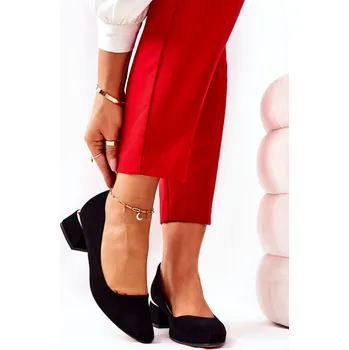 Dámské lodičky Lakované lodičky Lewski 3118 Barva: Černá, Velikost: 41