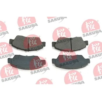 Brzdová destička Sada brzdových destiček, kotoučová brzda SAKURA 600-40-6645