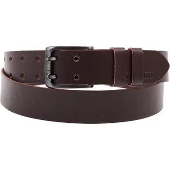 Opasek Pánský kožený opasek Black Hand 005-78 HEAVY hnědý dvoják Velikost = obvod pasu (cm): 85 cm