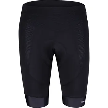 cyklistický dres Kraťasy FORCE PACE do pasu s vložkou černé Černá L
